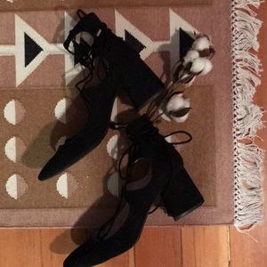 Zara Tie Up Heels